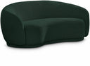 Hyde 64" Boucle Fabric Upholstered Loveseat - Green