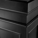Black Paneled Column Marceau