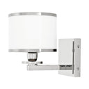Nickel Glass Wall Lamp Van Cleeff