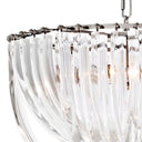 Lucite Loop Chandelier L Murano