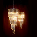 Tapered Glass Chandelier Trapani