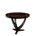 Smoked Round Centre Table Umberto