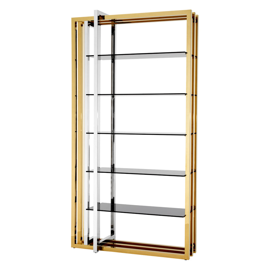 Gold and Steel Cabinet Cipriani