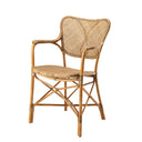 Handwoven Rattan Dining Armchair Colony