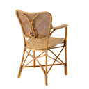 Handwoven Rattan Dining Armchair Colony