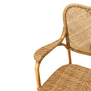 Handwoven Rattan Dining Armchair Colony