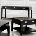 Wood Console Table Military