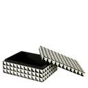 Resin Inlay Rectangular Box Cabas