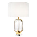Crystal Glass Table Lamp Emerald