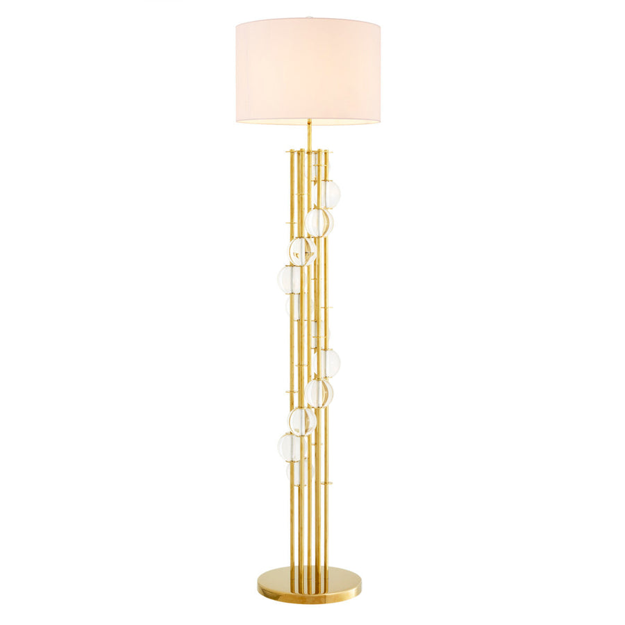 Gold Crystal Floor Lamp Lorenzo