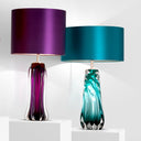Purple Glass Table Lamp Castillo