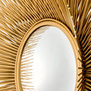 Gold Sunburst Mirror L Solaris