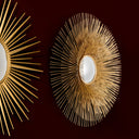 Gold Sunburst Mirror L Solaris