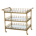Vintage Brass Trolley Scarlett