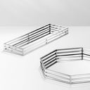 Metallic Framed Tray Ersa