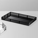 Black Glass Display Tray Giacomo