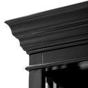 Black Glass Display Cabinet Colliers