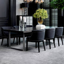 Charcoal Oak Dining Table Borghese