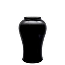 Black Porcelain Vase L Golden Dragon