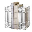 Crystal Glass Bookends (2) Linea