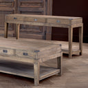 Wood Console Table Military