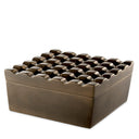 Square Brass Ashtray Deluxe