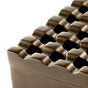 Square Brass Ashtray Deluxe