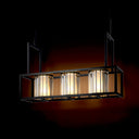 3 Light Linear Chandelier Carducci