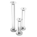 Crystal Glass Candle Holders (3) Chapman