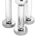 Crystal Glass Candle Holders (3) Chapman