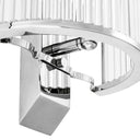 Silver Wall Sconce Oakley