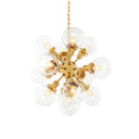 Gold Glass Globes Chandelier Ludlow