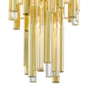 Gold Tiered Glass Chandelier Gigi S