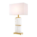 Alabaster White Table Lamp Robbins
