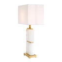 Alabaster White Table Lamp Robbins