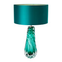 Turquoise Glass Table Lamp Barron