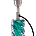 Turquoise Glass Table Lamp Barron