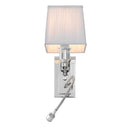 White Pleated Wall Lamp Ellington