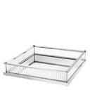 Mirror Bottom Square Tray Cora