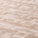 Cream Woven Viscose Carpet Reeves