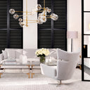 Cream Woven Viscose Carpet Reeves