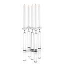 Crystal Glass Candle Holder Naturale