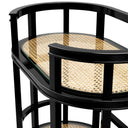 Natural Cane Oblong Trolley Bahamas
