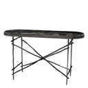 Oval Marble Console Table Tomasso