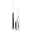 Crystal Glass Candle Holders (3) Chapman