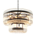 2 Tier Glass Chandelier Sutton House