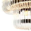 2 Tier Glass Chandelier Sutton House