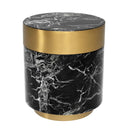 Black Marble Side Table Caron