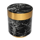 Black Marble Side Table Caron