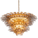 3 Tier Glass Chandelier Italo